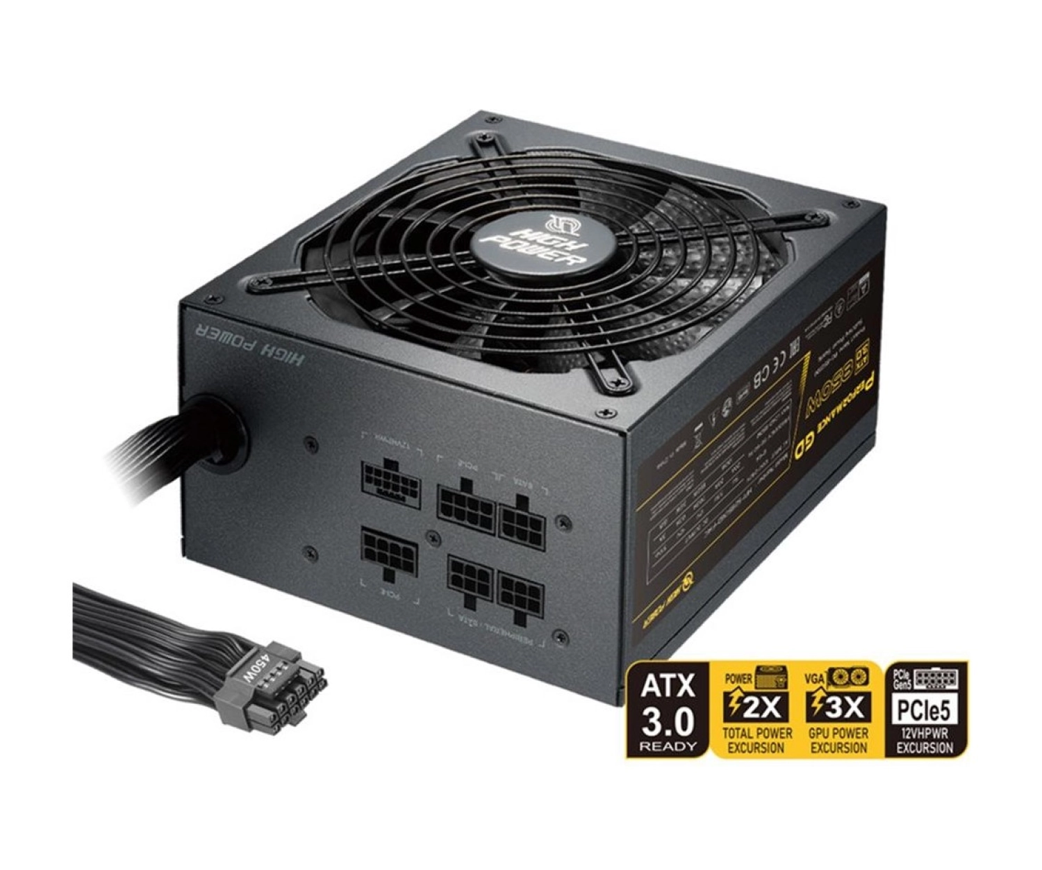 Dark High Power Hp1-S2850Gd-F14C P.serisi 850W 80+Gold Atx 3.0 &Amp; Pcıe 5.0 Güç Kaynağı ürün görseli