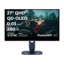 Dell Alienware Aw2725D 27 2560X1440 Qhd 280Hz 0.03 Ms Hdmi Dp Type-C True Black 400 Qd-Oled Gaming Monitör