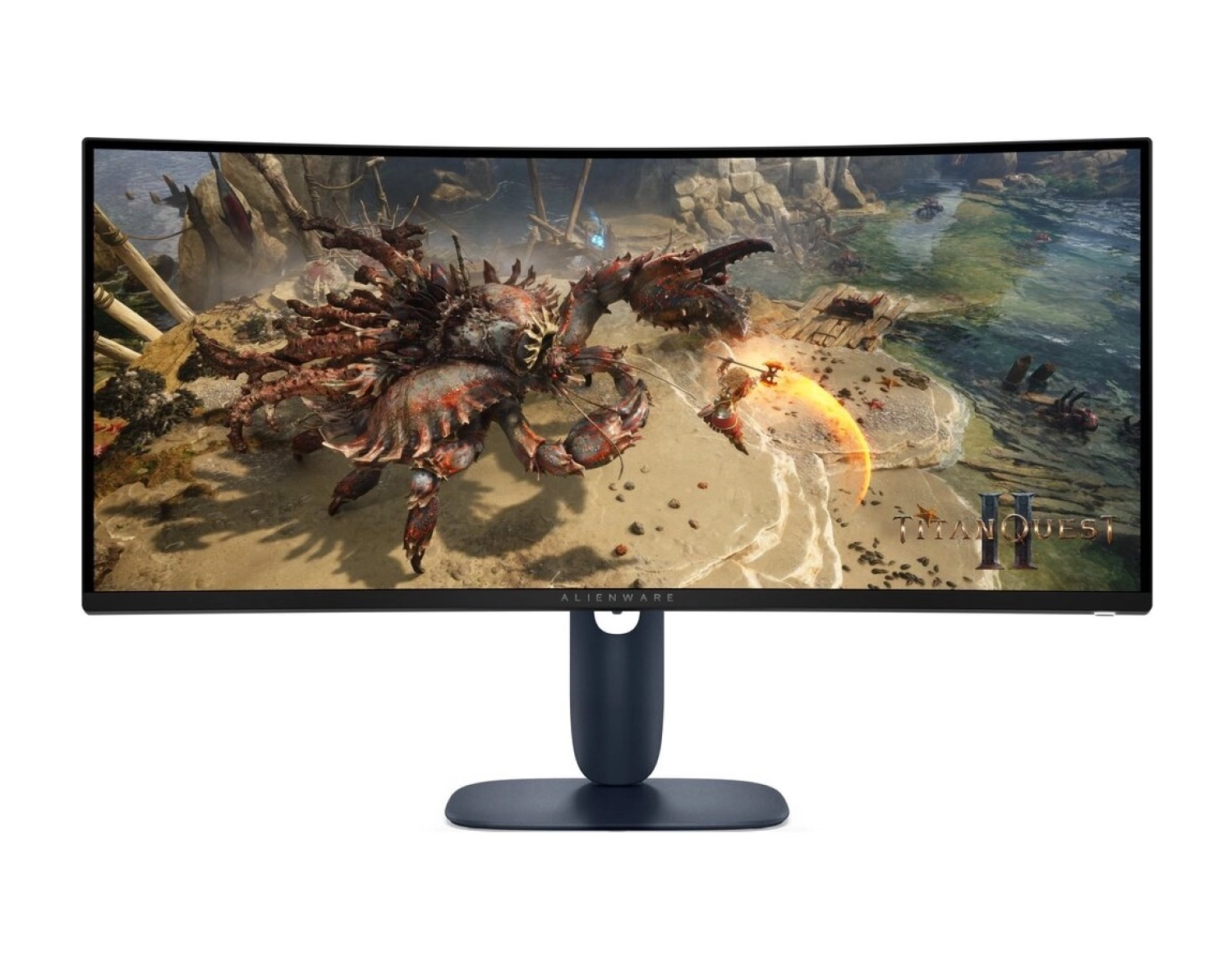 Dell Alienware Aw3425Dwm 34 3440X1440 Wqhd 180Hz 1Ms Hdmi Dp Freesync Premium Hdr 400 Curved Gaming Monitör - Görsel 2