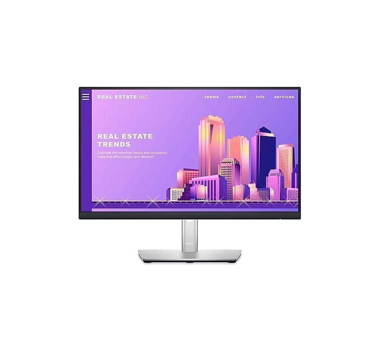 Dell P2222H 21.5" 1920X1080 8Ms Dp,Hdmı,Vga Led Monitör ürün görseli