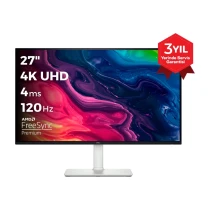 Dell S2725Qs 27 3840X2160 4K Uhd 120Hz 4Ms Hdmi Dp Freesync Premium Ips Monitör