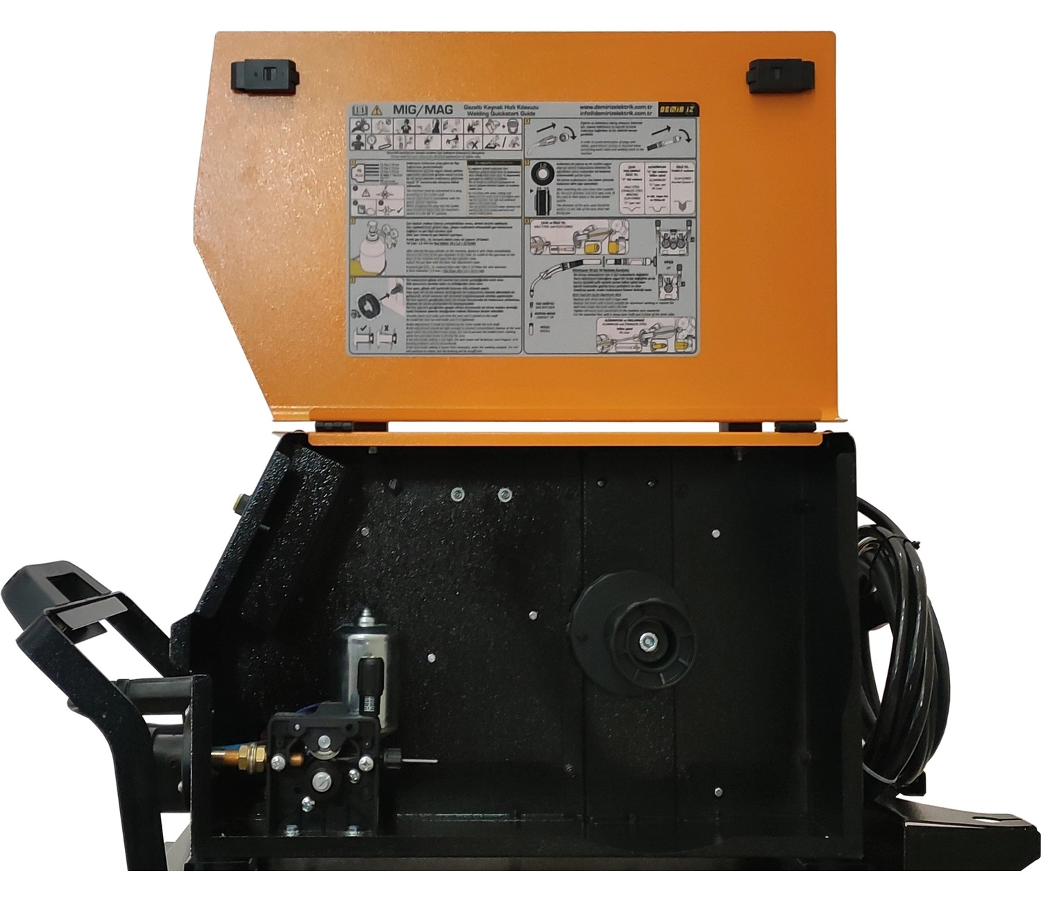 Demiriz Mıg 200 Syn/P Monofaze inverter Gazaltı/Elektrod Kaynak Makinası 220V - Görsel 2