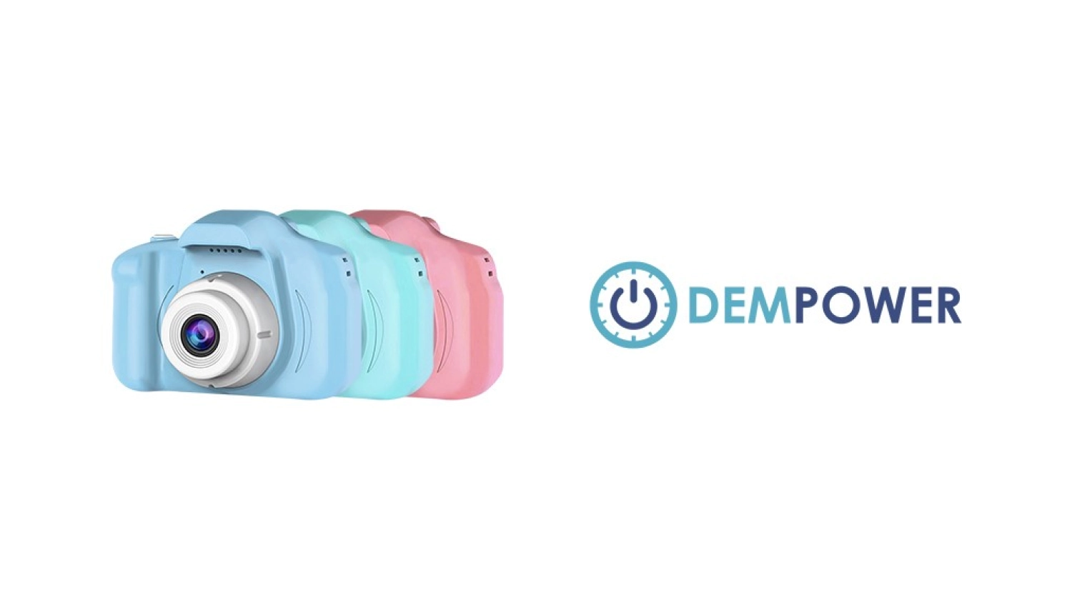 Dempower Çocuk Mini Dijital Fotoğraf Makinesi 1080P Hd Pembe - Görsel 6