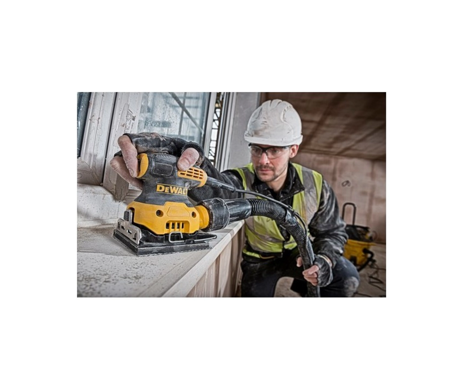 Dewalt Dwe6411-Qs 230W 1/4 Tabaka Profesyonel Titreşimli Zımpara - Görsel 5