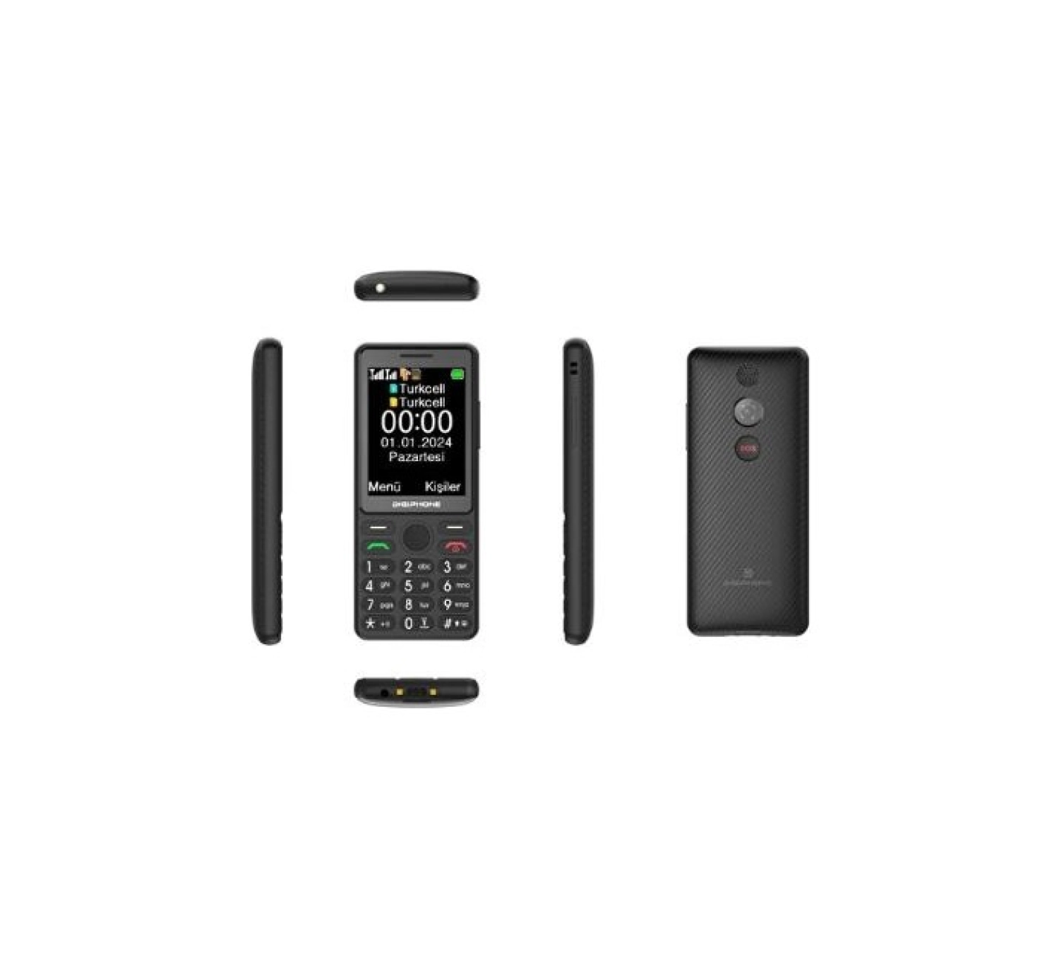 Digiphone S600 Plus Siyah Tuşlu Cep Telefonu ürün görseli