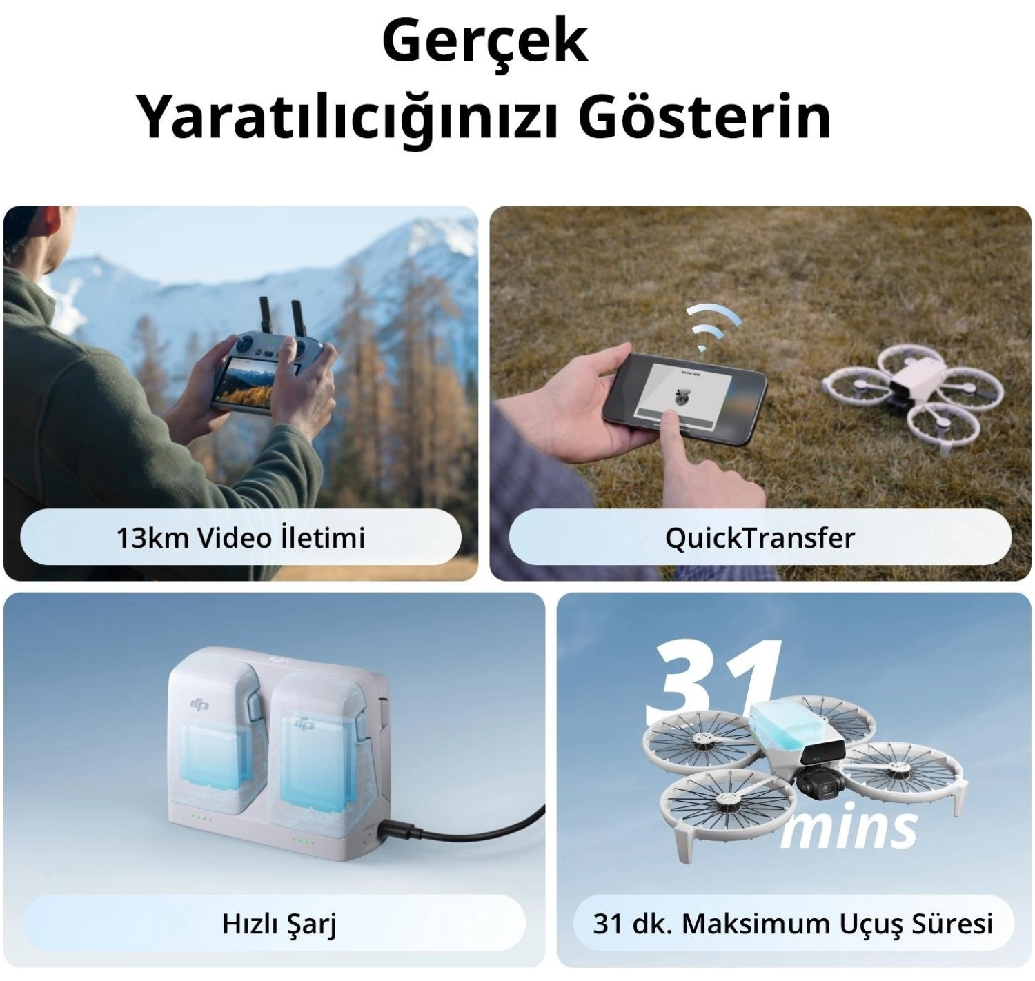 Dji Flip Fly More Combo (Djı Rc 2) (Gl) - Görsel 5