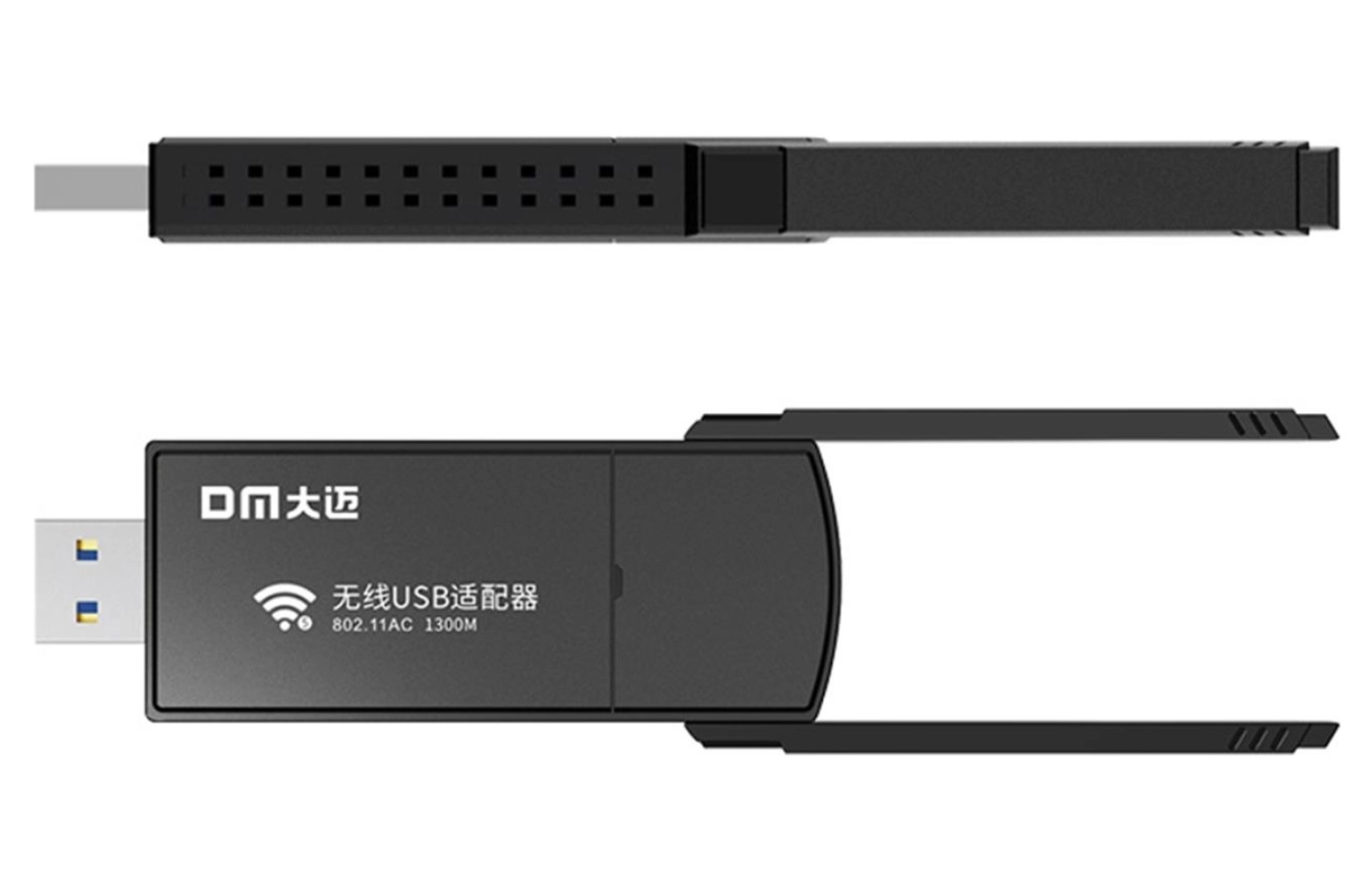 Dm Ad085 1300 Mbps Dual Band 5.8Ghz Usb Wireless Adaptör Wifi Alıcı Verici Access Point - Görsel 3