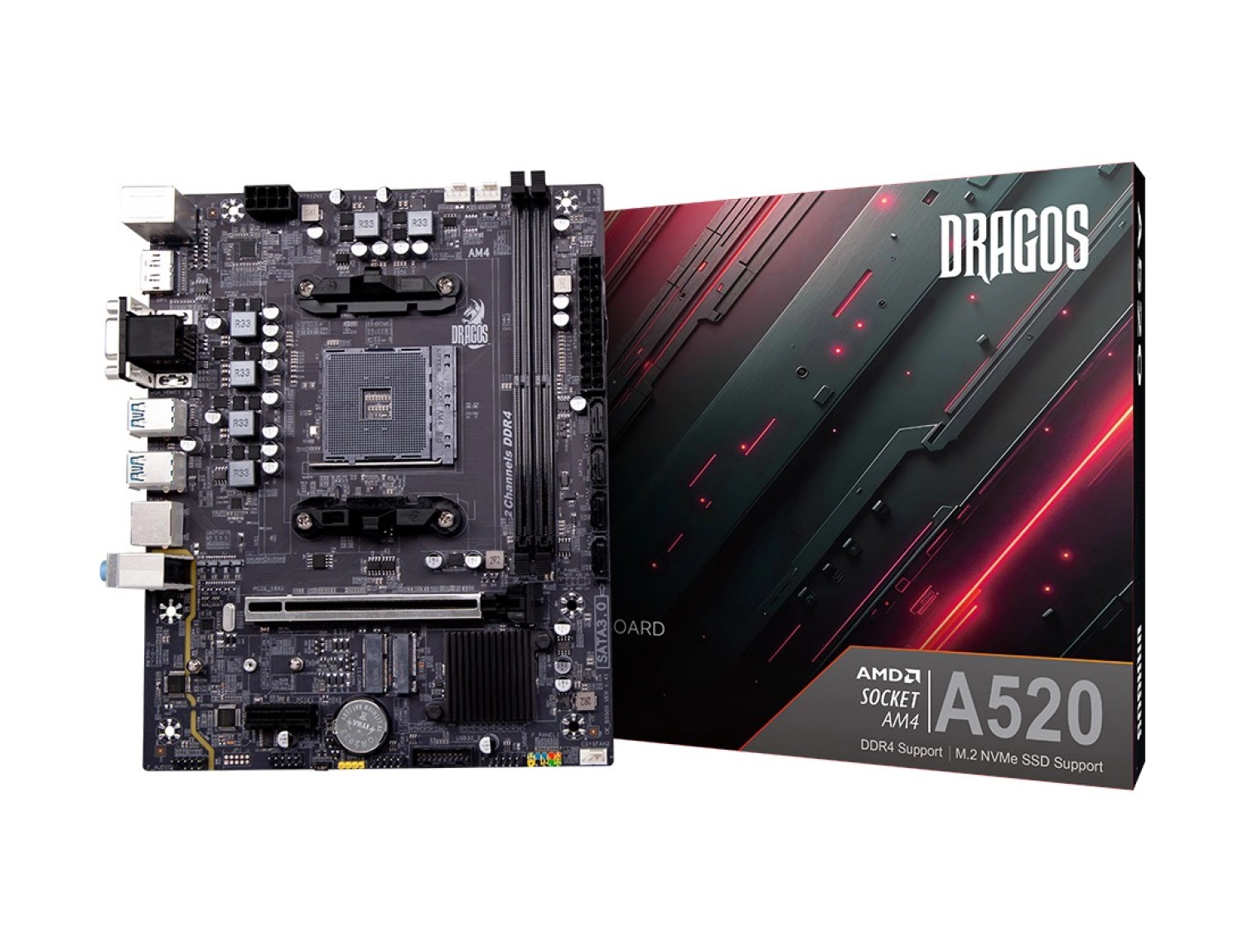 Dragos A520 D4 Sata 4600Mhz Ddr4 Am4 Matx Anakart ürün görseli