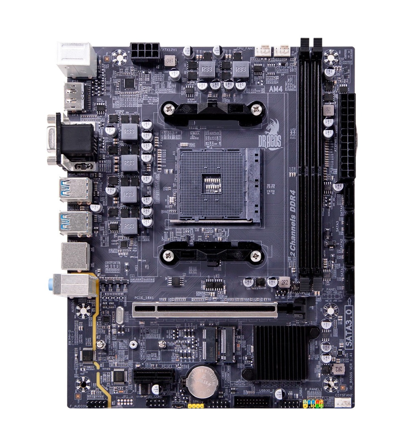 Dragos A520 D4 Sata 4600Mhz Ddr4 Am4 Matx Anakart - Görsel 2