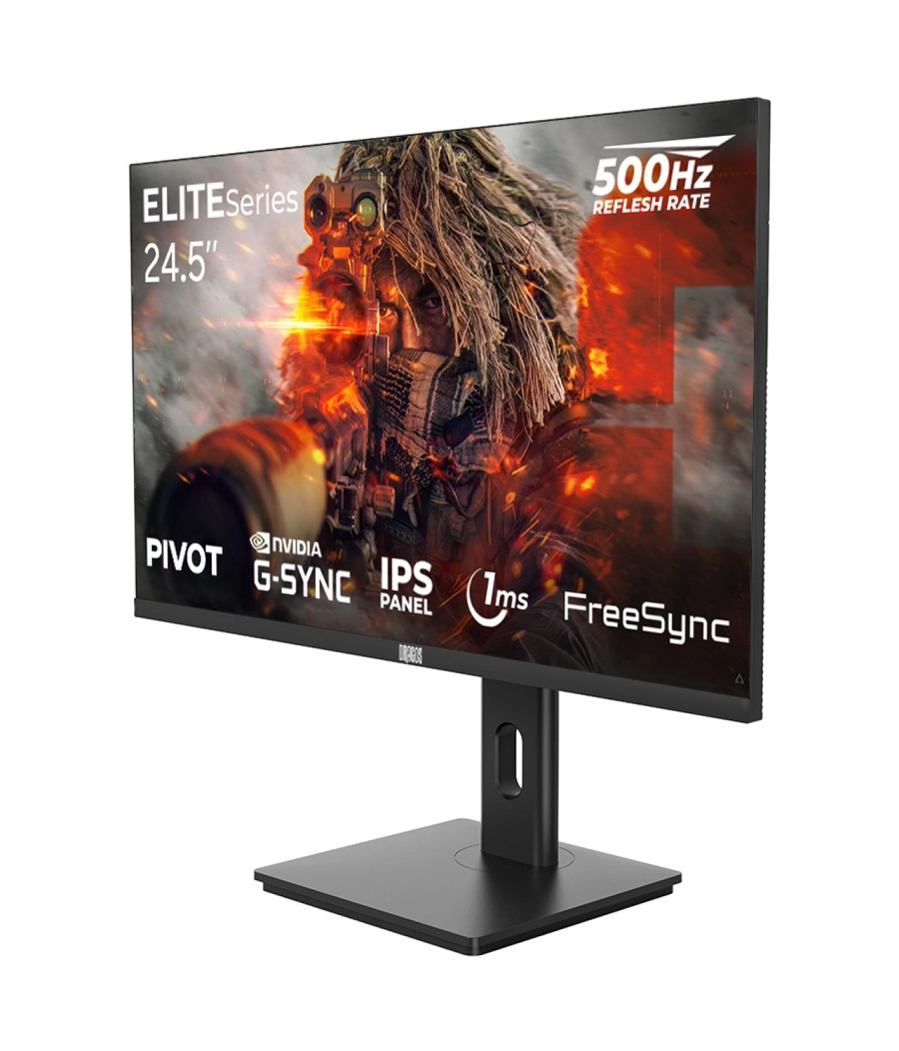 Dragos Elıteseries E245Fhd500 1Ms Fhd 500Hz 1920X1080 24.5" Freesync G-Sync Ips Pivot Oyuncu Monitörü - Görsel 3