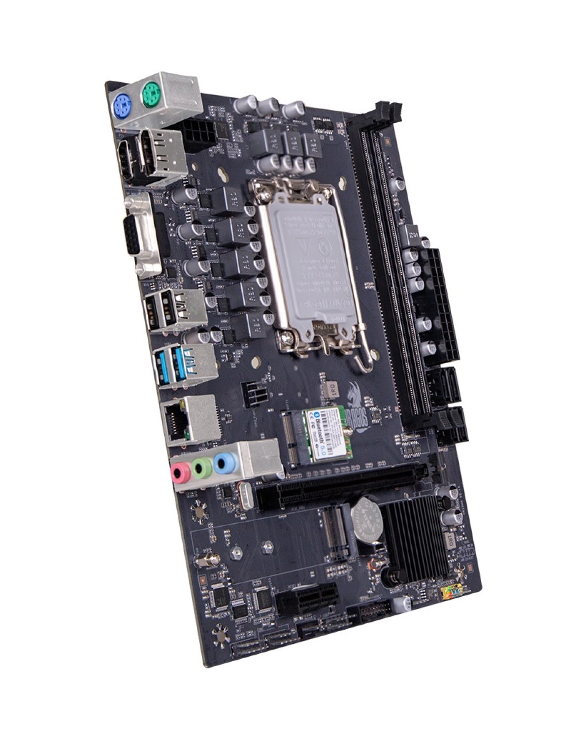 Dragos Pro H610M-E M.2 Sata Wı-Fı+Bt Ddr4 3200Mhz Usb 3.2 Hdmi Dp Vga Ses G.lan 1700P Anakart - Görsel 3