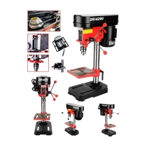 Dragro Alman Easy Series 13 Mm Sütunlu Matkap Bakır Sargı 500 W Mengene Hediyeli K