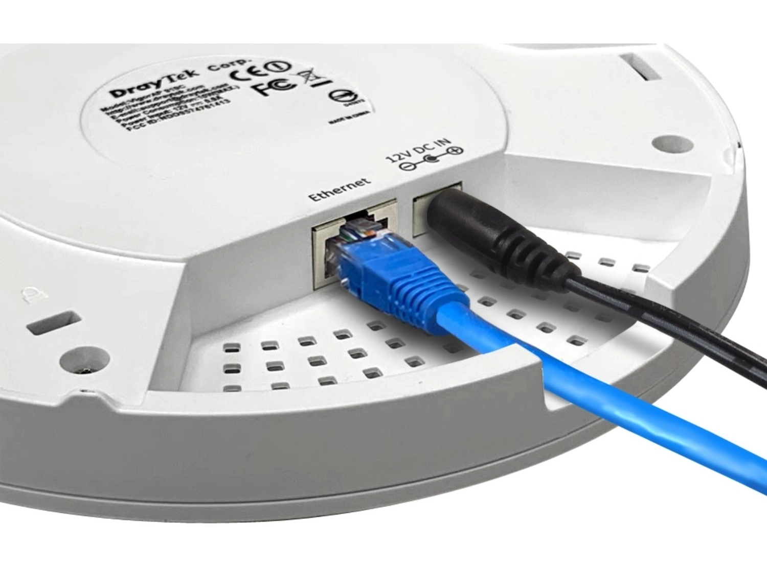 Draytek Vigorap 912C 1200Mbps Ac1200 Dual Band Mesafe Genişletici Kurumsal Access Point Poe Tavan Tipi - Görsel 3