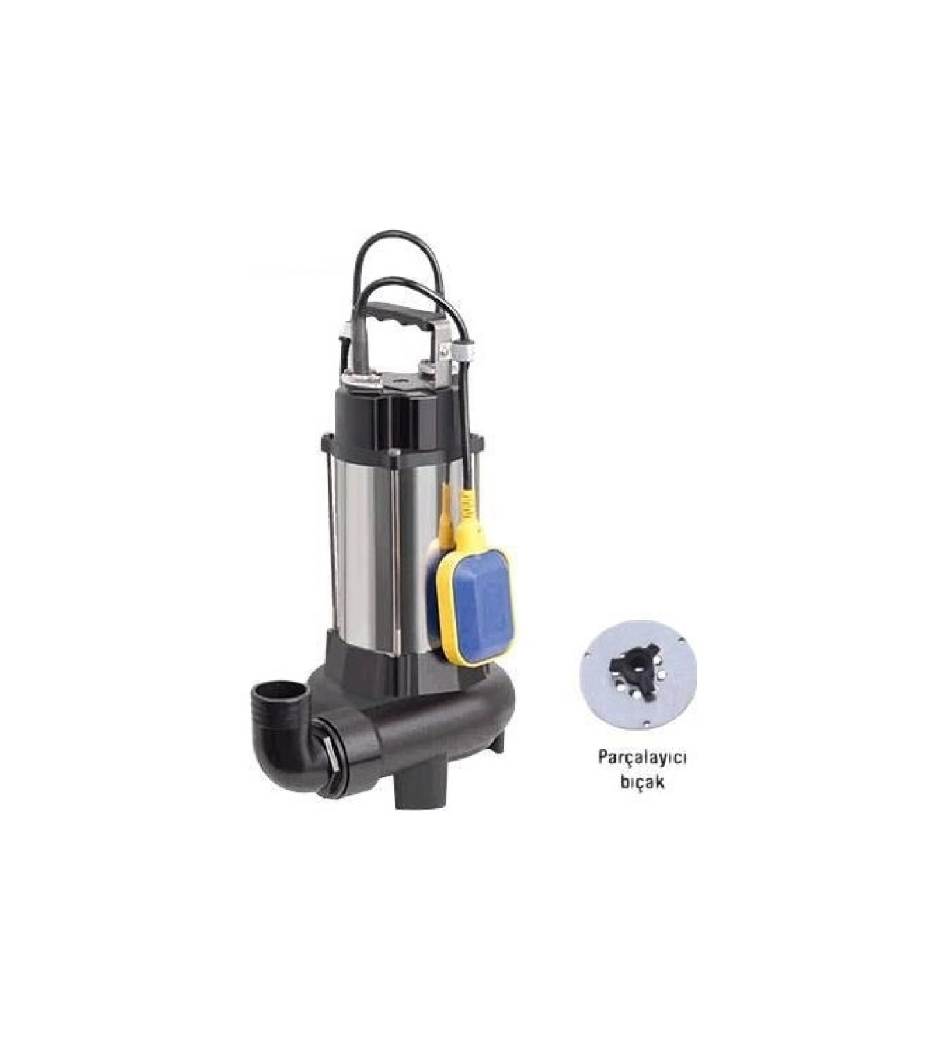 Duffmart V1100Df Pis Su Foseptik Bıçaklı Parçalayıcılı Dalgıç Pompa ürün görseli