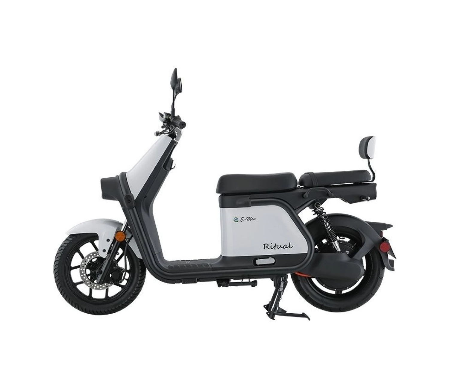 E-Mon Rıtual Elektrikli Motosiklet Beyaz - Görsel 3