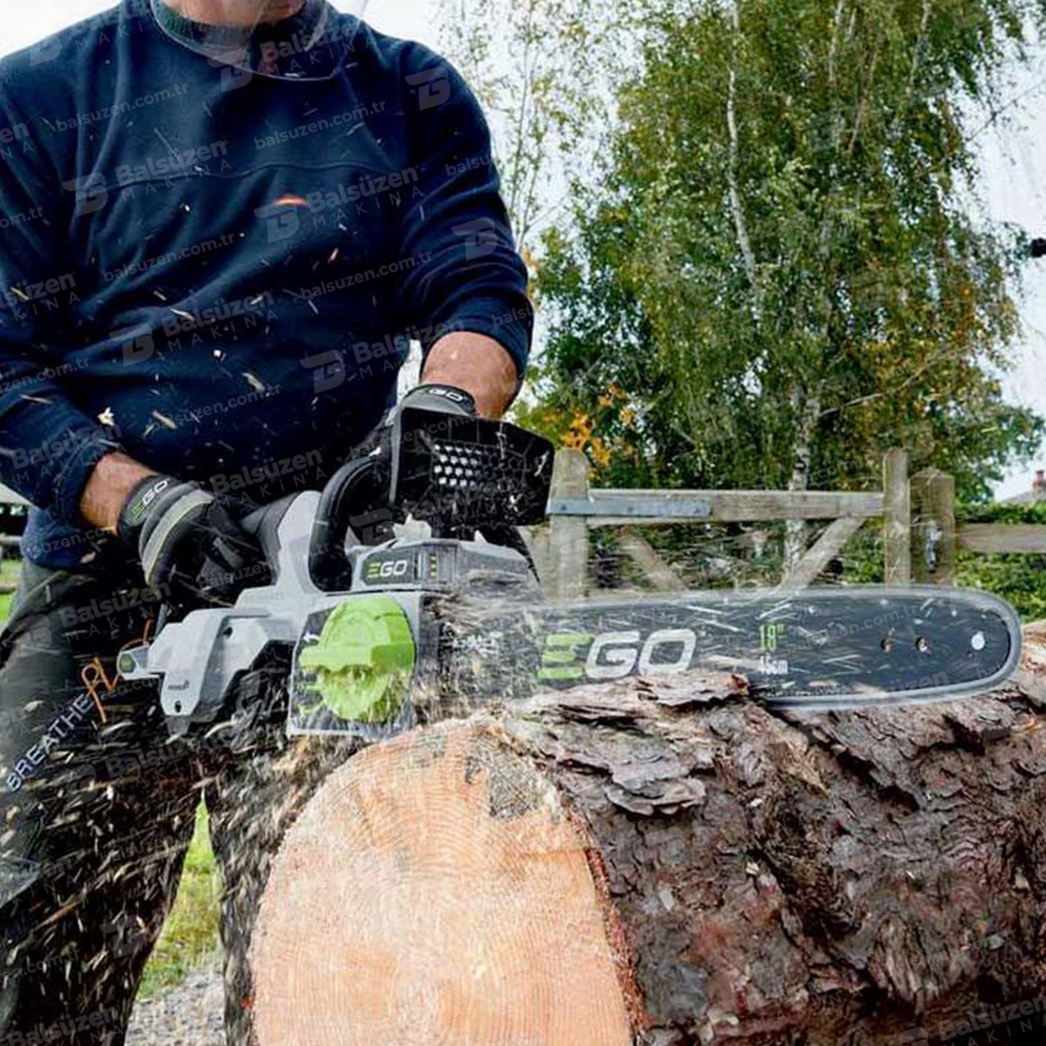 Ego Cs1800E Kit Akülü Motorlu Testere 45 Cm - Görsel 3