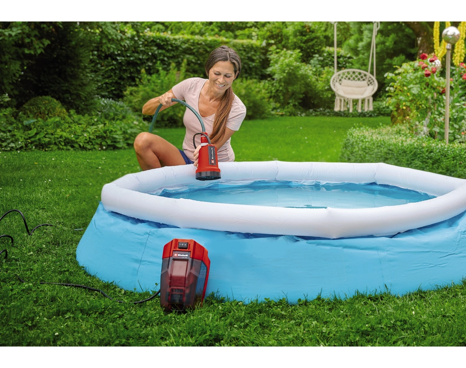Einhell Ge-Sp 18 Ll Li (1X40Ah) Akülü Dalgıç Pompa - Temiz Su - Görsel 6