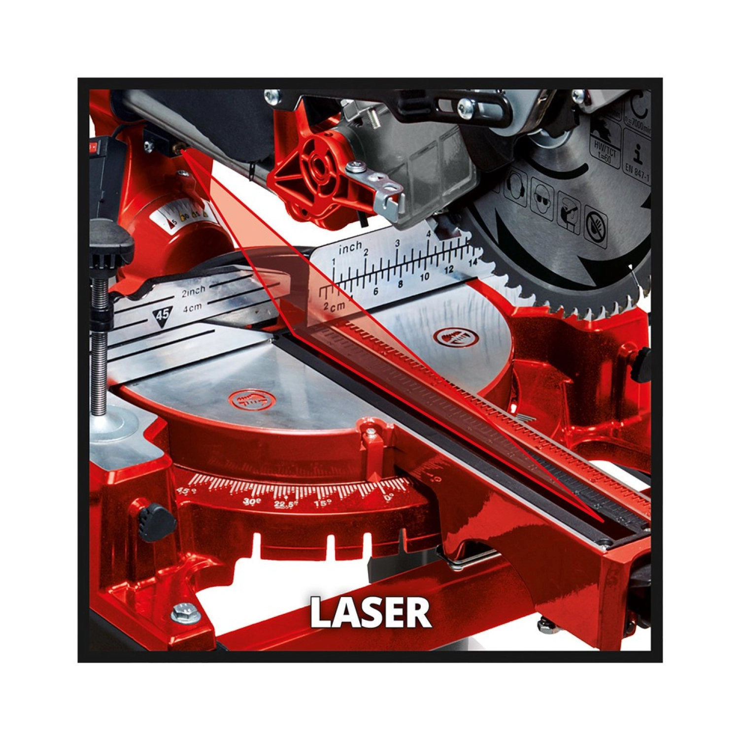 Einhell Tc-Sm 2531/1 U Pistonlu Gönye Kesme Makinesi - Görsel 3