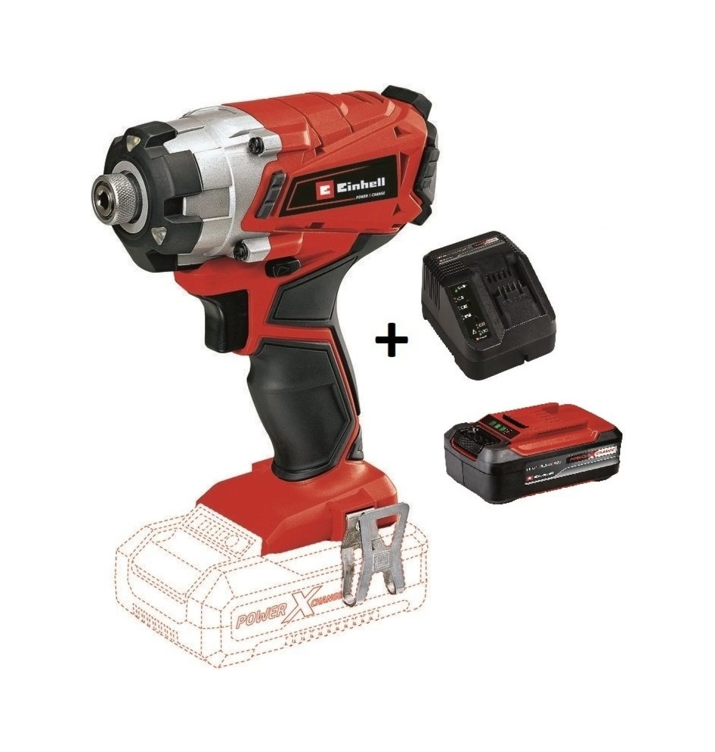 Einhell Te-Cı 18/1 Li 18V 5.2 Ah Plus Akülü Darbeli Vidalama ürün görseli
