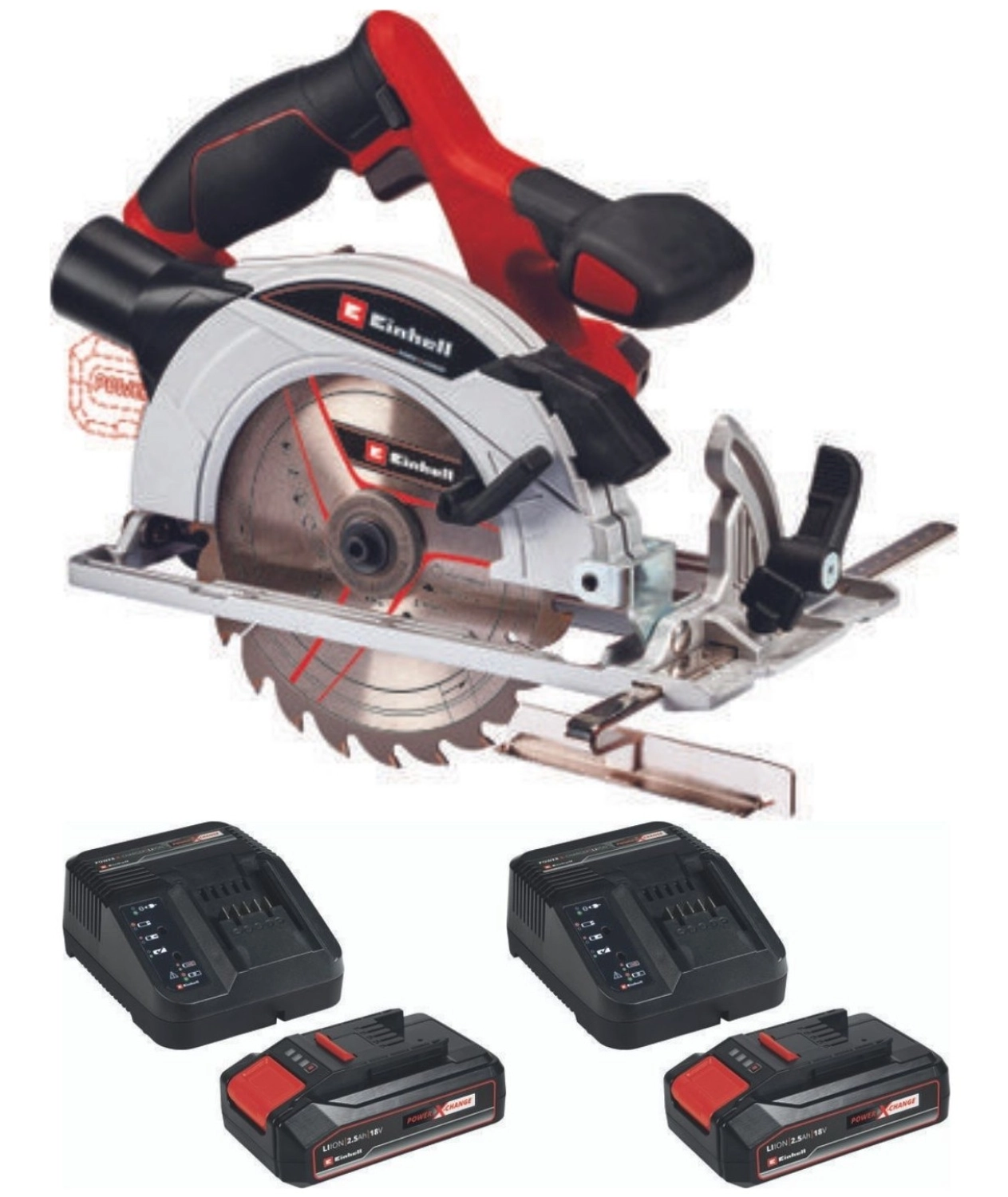 Einhell Te-Cs 18/150 2X2.5Ah Akülü Daire Testere ürün görseli