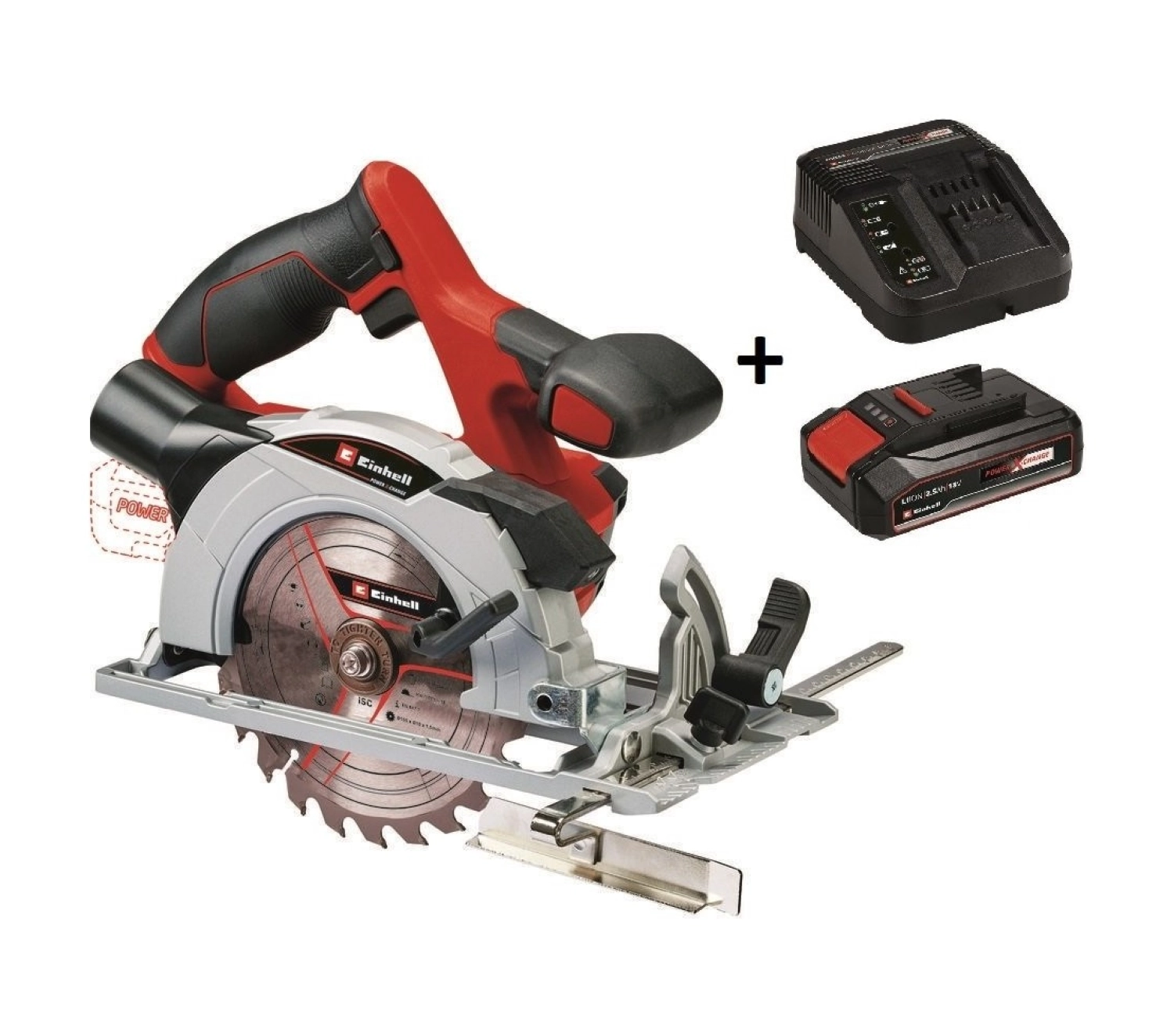 Einhell Te-Cs 18/150 Li Daire Testere + 2.5 Ah Starter Kit ürün görseli