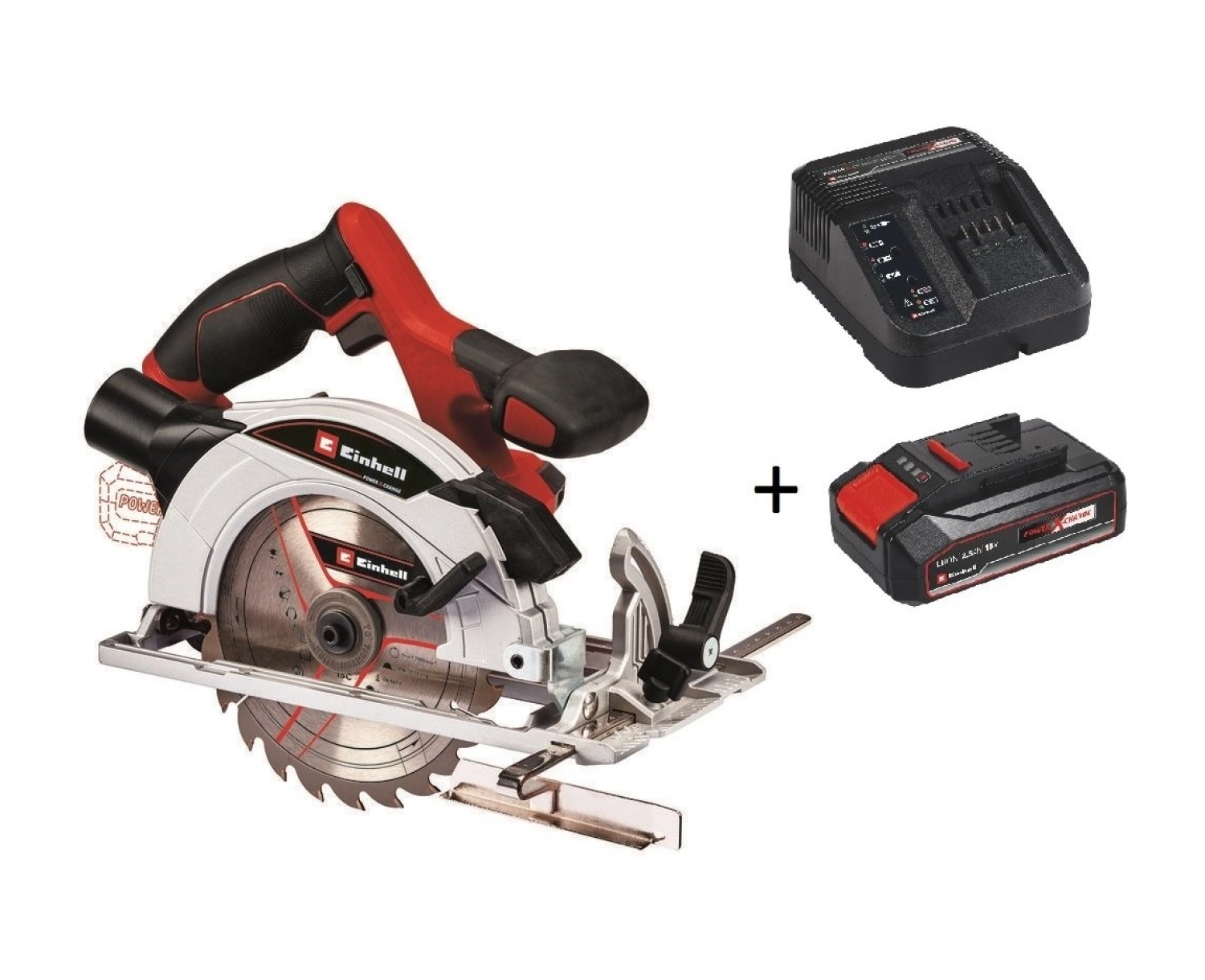 Einhell Te-Cs 18/165-1 Li Akülü Daire Testere + 2.5 Ah Starter Kit ürün görseli