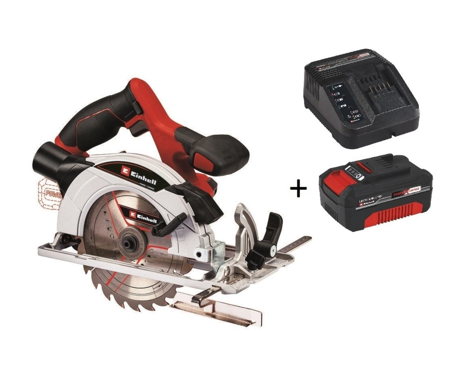 Einhell Te-Cs 18/165-1 Li Akülü Daire Testere + 4.0 Ah Starter Kit ürün görseli