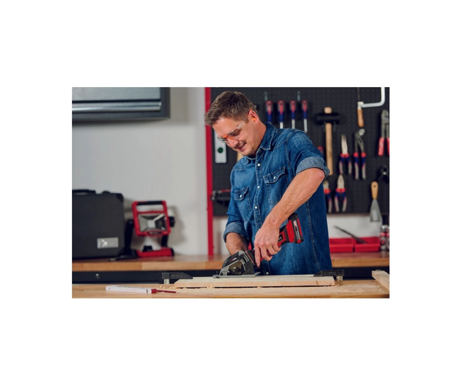 Einhell Te-Cs 18/89 Li 2.5 Ah Starter Kit Akülü Mini Daire Testere - Görsel 5