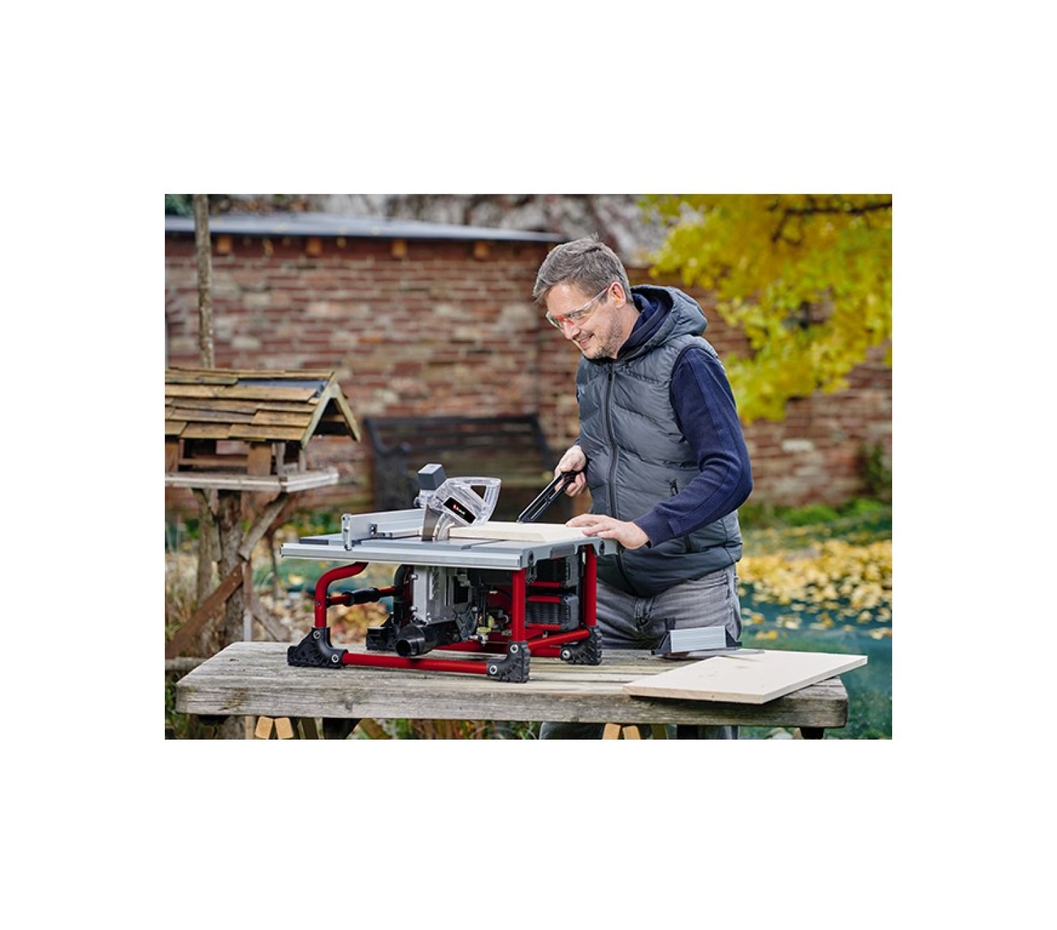 Einhell Te-Ts 36/210 Li-Solo Power X-Change Akülü Tezgah Testeresi - Görsel 4