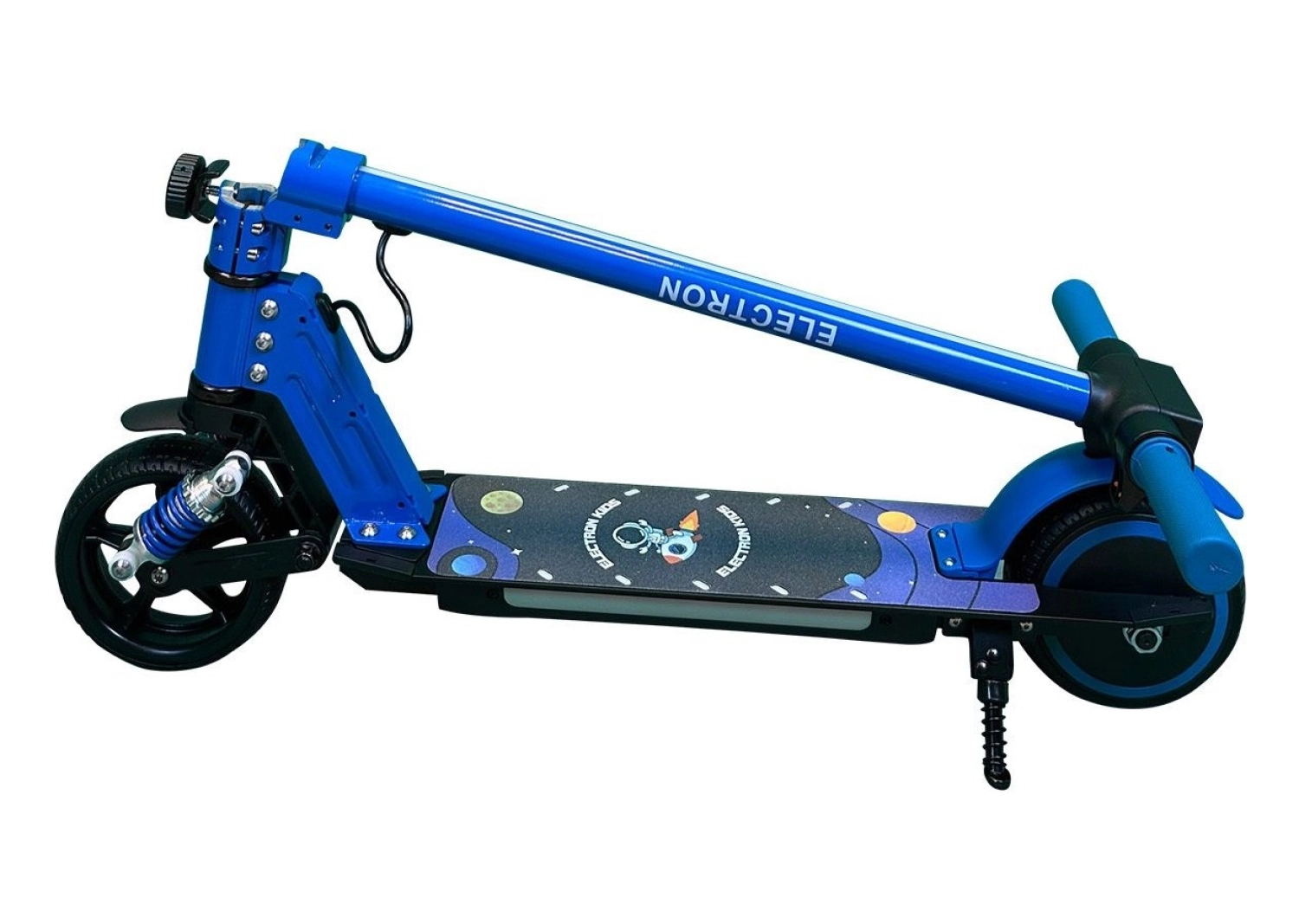 Electron S5 Elektrikli Çocuk Scooter - 130W, Led Işıklı, Amortisörlü - Görsel 4