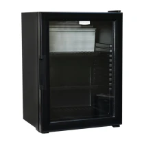 Elektromarla 45 Litre Cam Kapılı Minibar Mini Buzdolabı All Black Edition