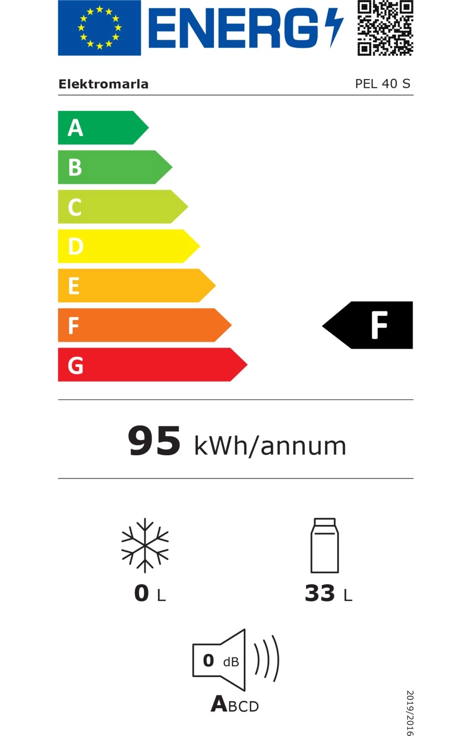 Elektromarla Pel 40 S Termoelektrik Sistem 40 Litre Blok Kapılı Minibar Mini Buzdolabı - Görsel 5