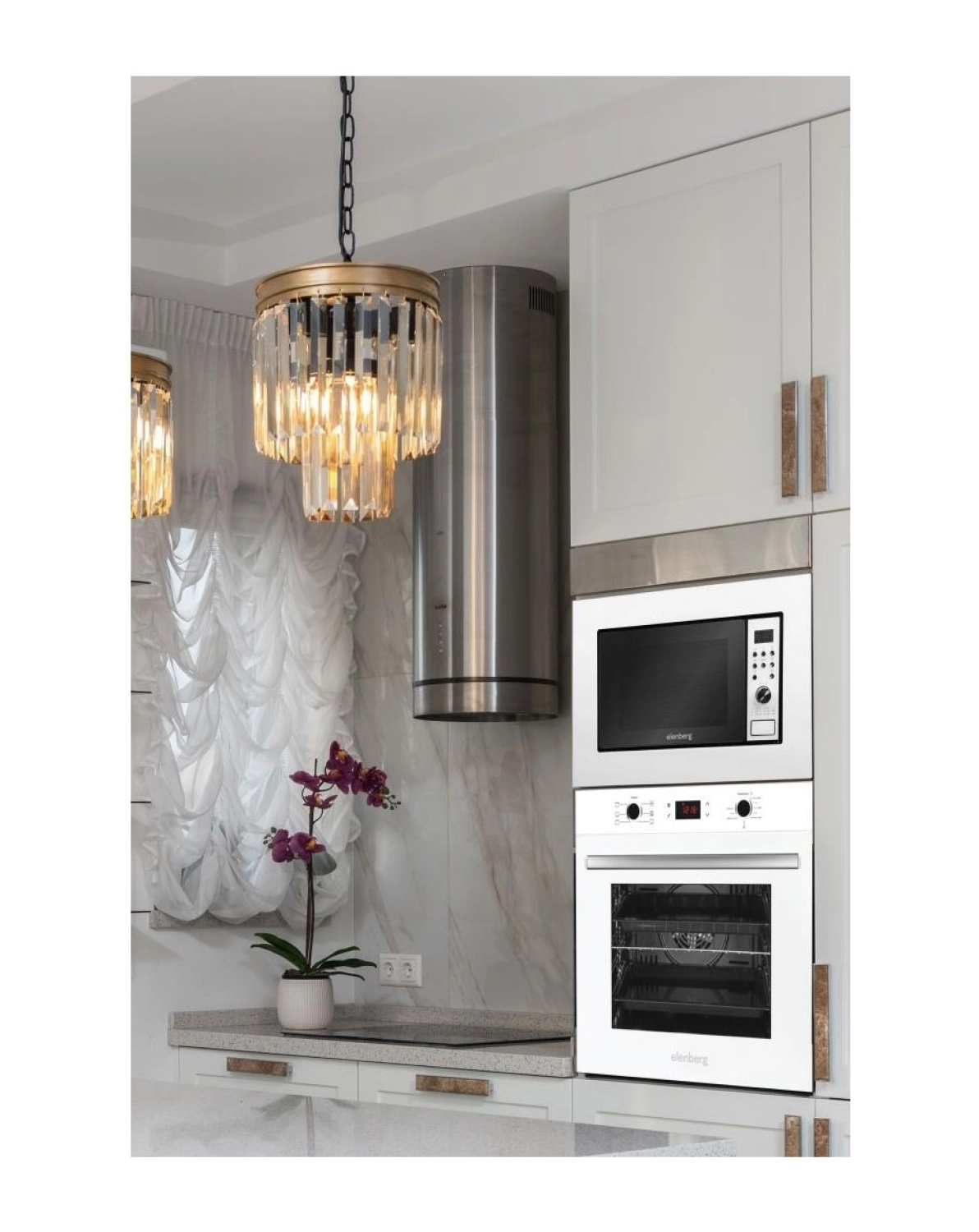 Elenberg 76 Lt Xxl Digital Beyaz Ankastre Fırın 6 Program Elb-627W - Görsel 5