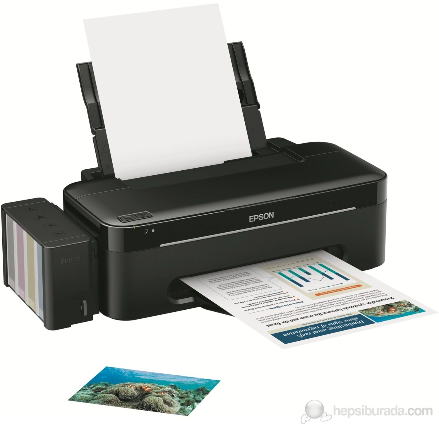 Epson L100 Dolum Üniteli Mürekkep Püskürtmeli Yazıcı ürün görseli