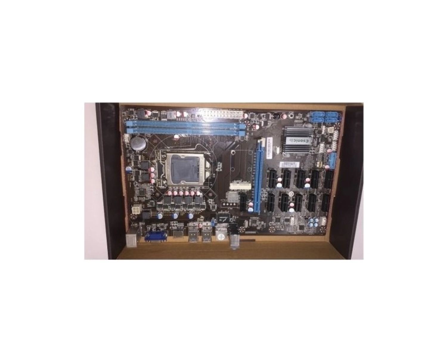 Esonic B250-Btc-Gladiatör-2Xddr4 Vga 1151P 12Gpu Anakart - Görsel 2