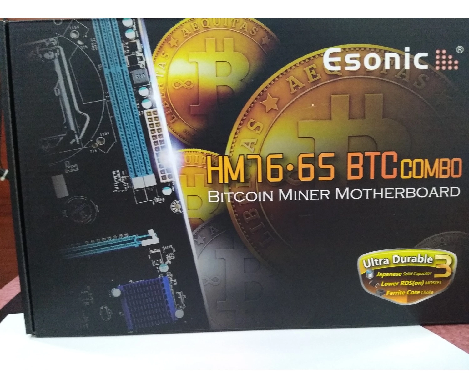 Esonic Hm76 65 Btc Intel Hm76 1600Mhz Soket 988 Anakart ürün görseli