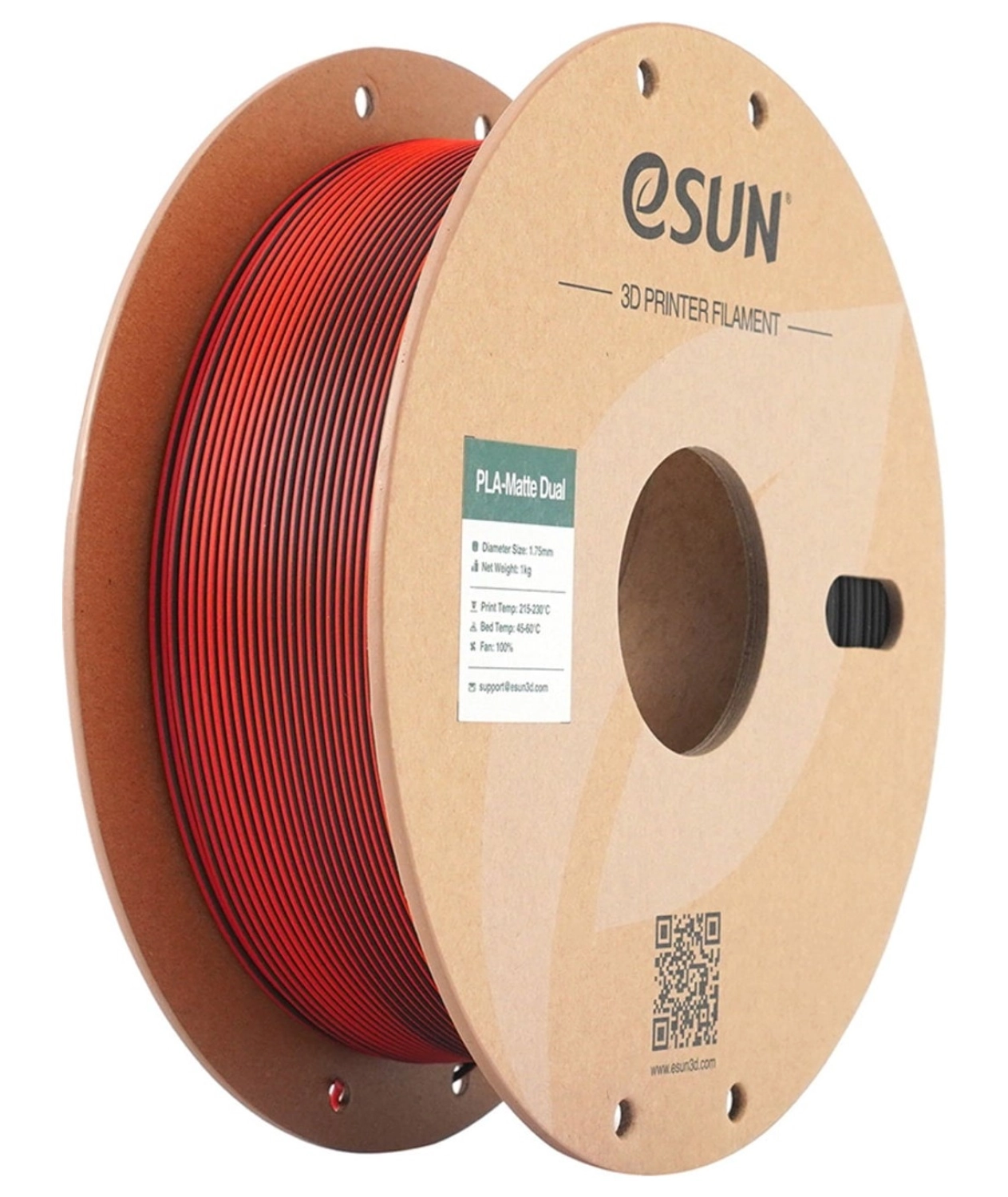 Esun Epla-Matte Dual Kırmızı Siyah Filament 1.75 Mm - Görsel 2