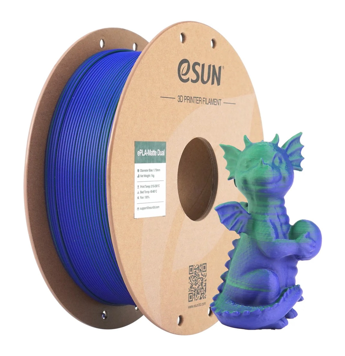 Esun Epla-Matte Dual Yeşil Mavi Filament 1.75 Mm ürün görseli