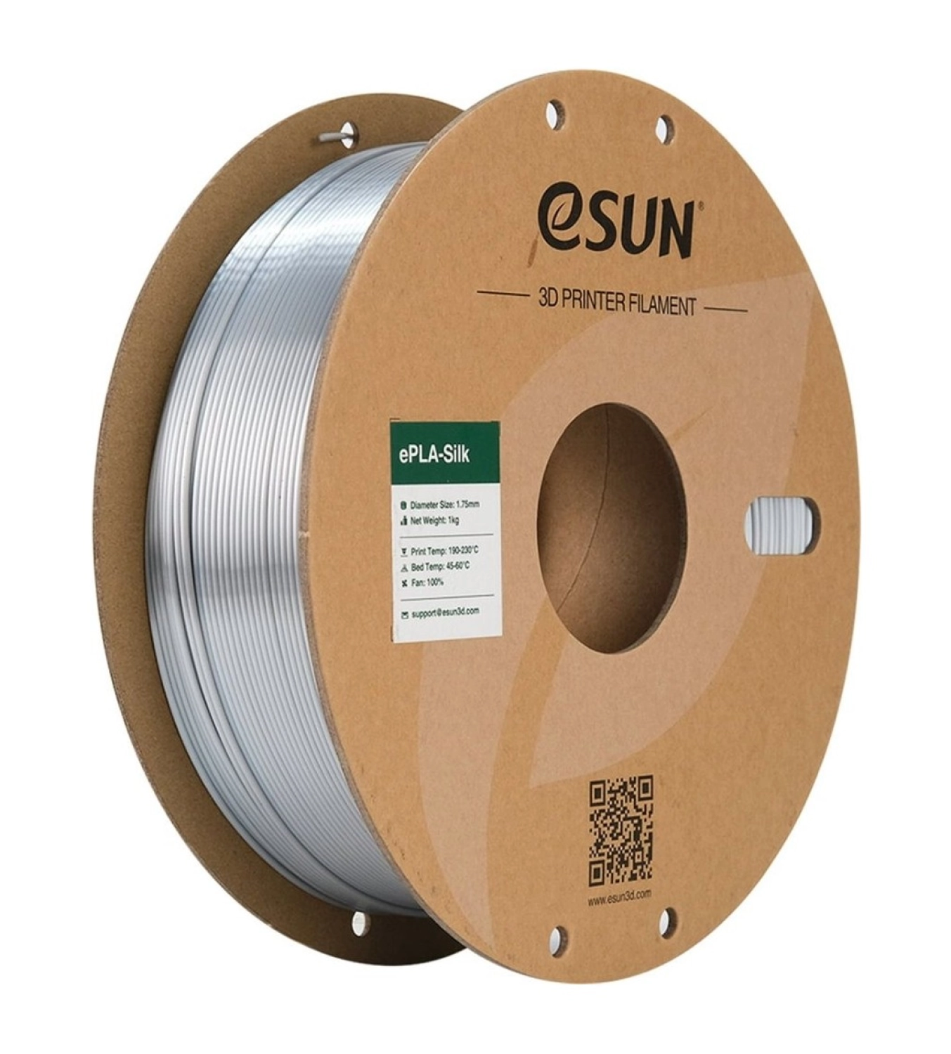 Esun Esilk-Pla Filament Gümüş 1.75Mm ürün görseli