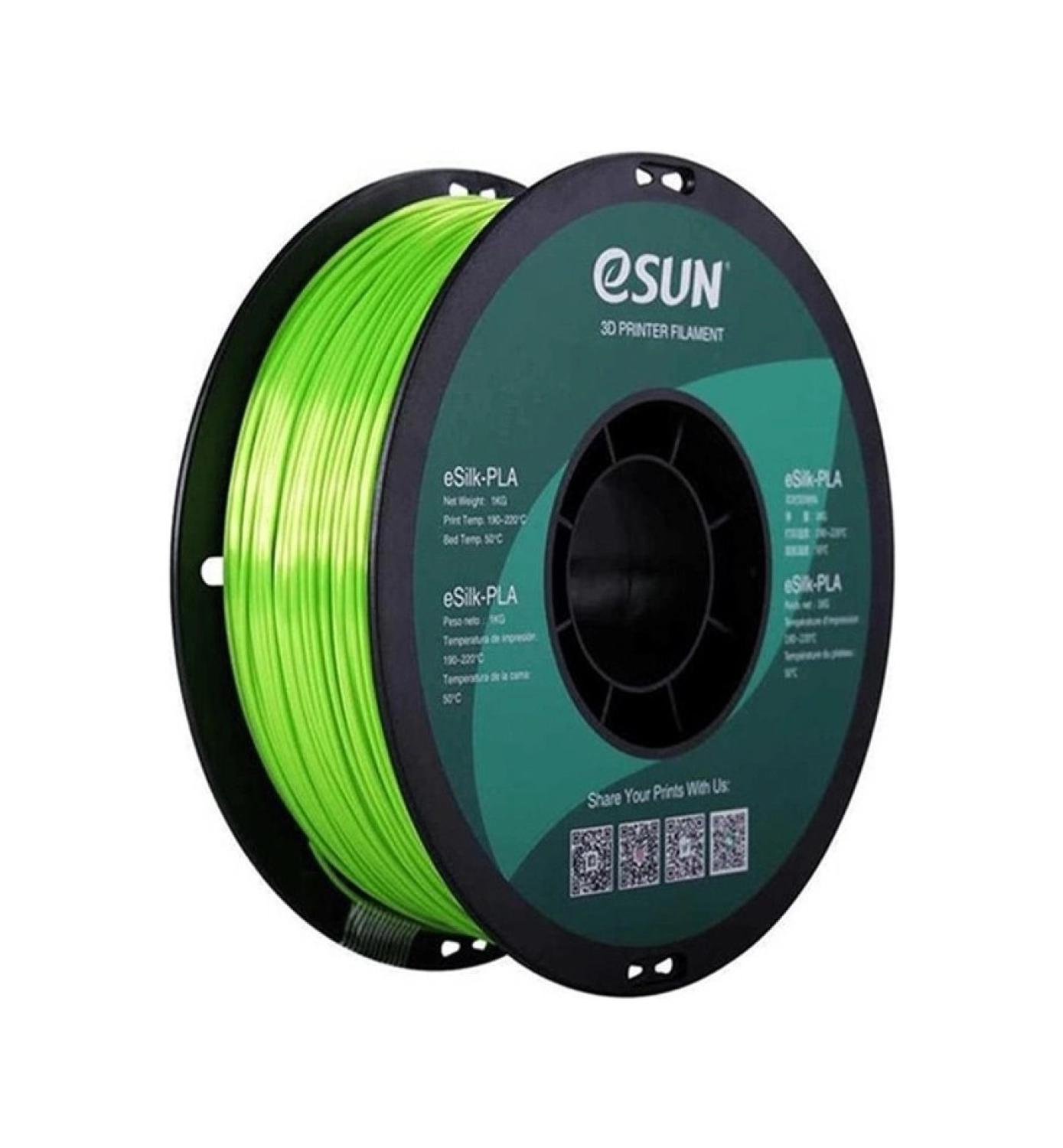 Esun Esilk-Pla Filament Yeşil 1.75Mm ürün görseli