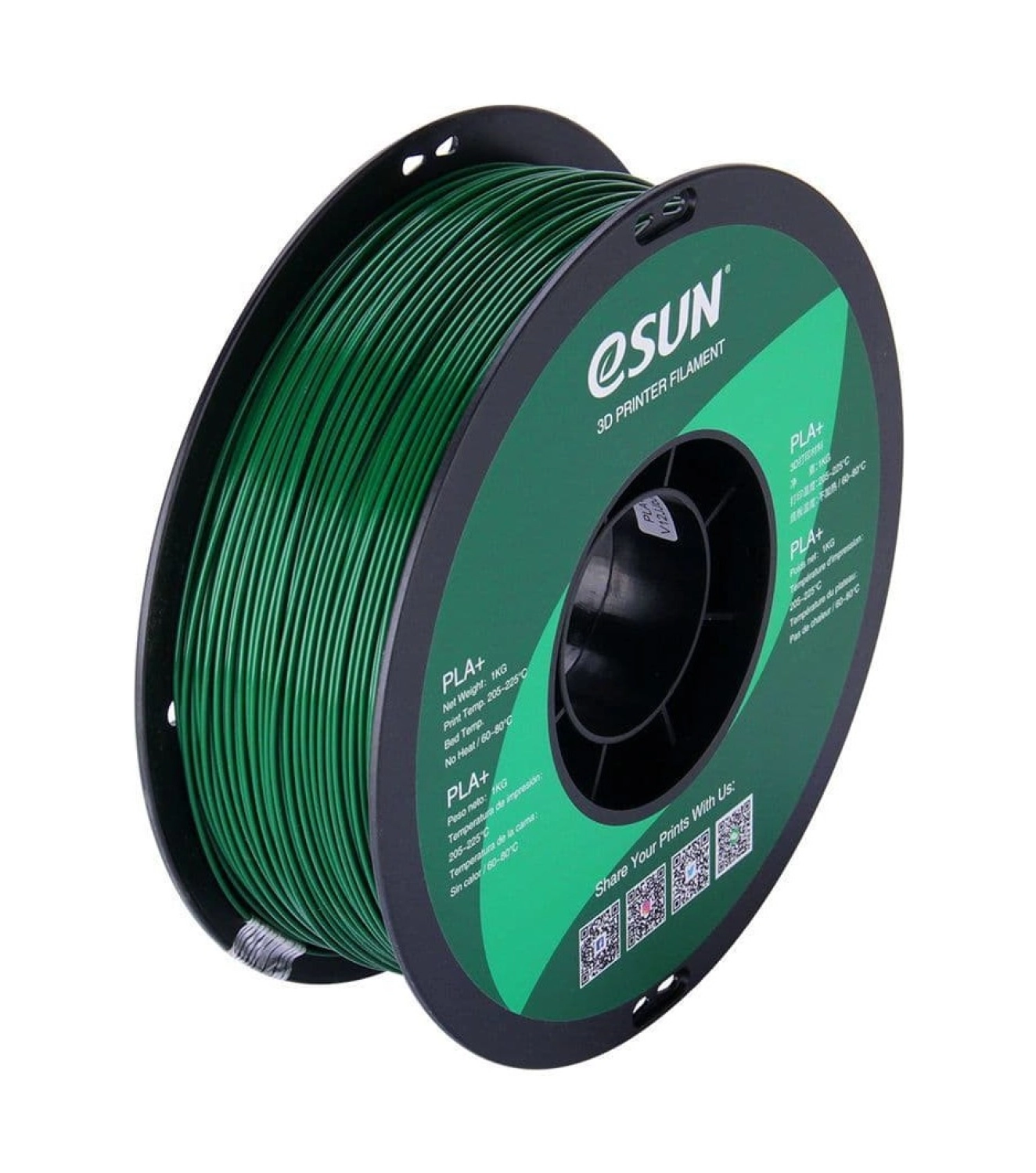 Esun Pla+ Çam Yeşili 3D Printer Filament ürün görseli
