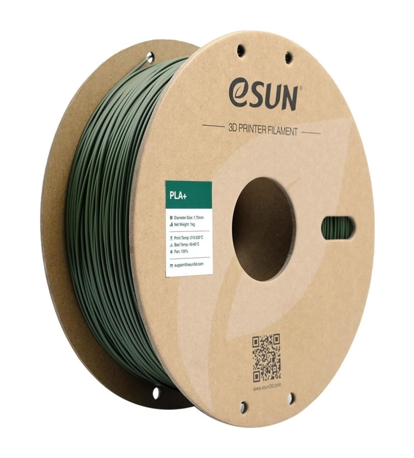 Esun Zeytin Yeşili Pla+ Filament 1.75Mm Plus - - Görsel 2
