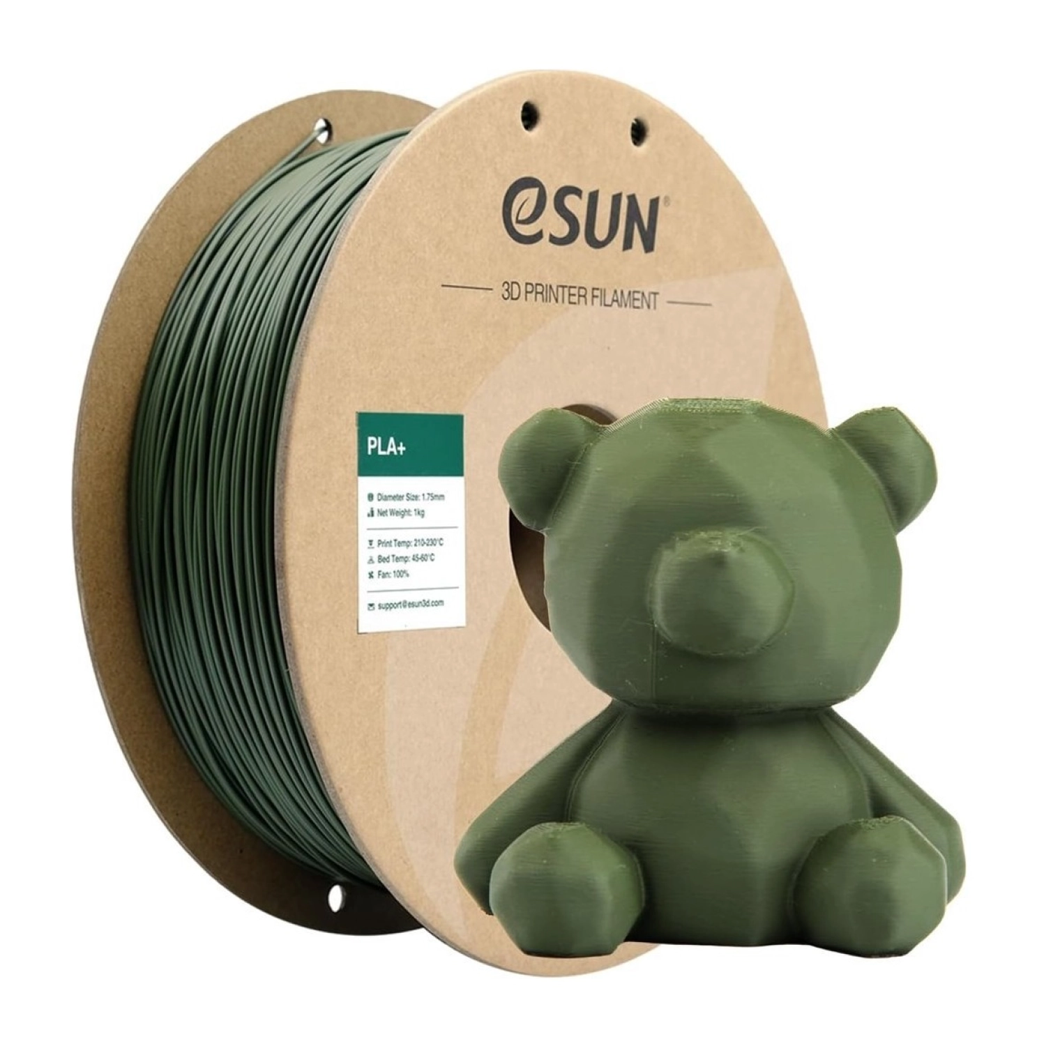 Esun Zeytin Yeşili Pla+ Filament 1.75Mm Plus - ürün görseli