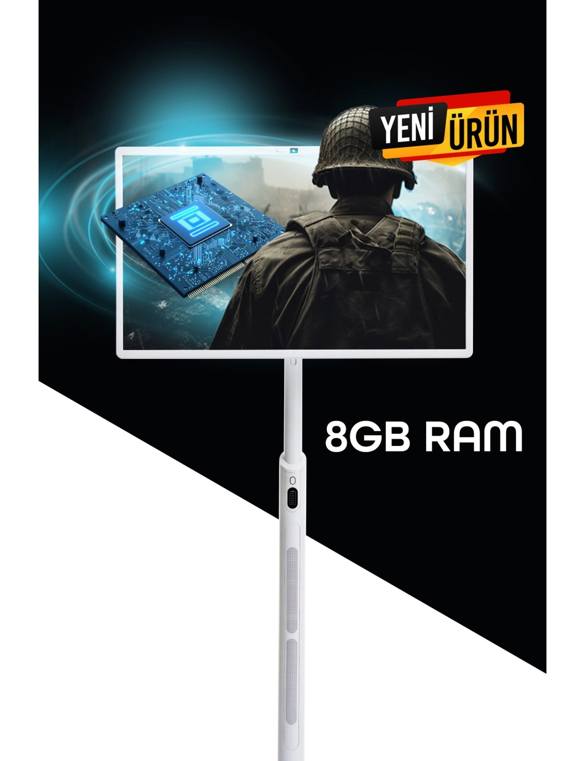 Evai̇o Plus 32 Inç 80 Ekran Full Hd Taşınabilir Android Smart Led Ekran - Görsel 14