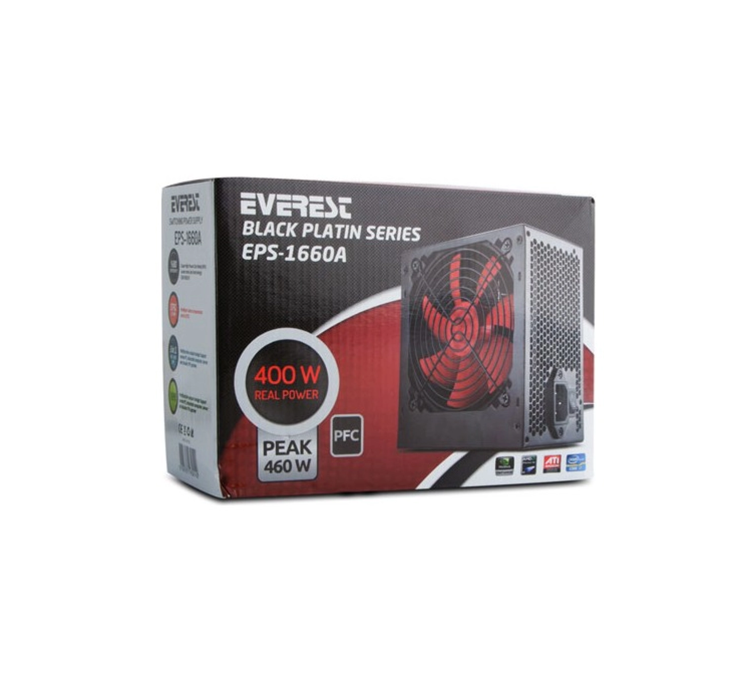Everest Eps-1660A 460W Pfc 4*Sata Power Supply - Görsel 5