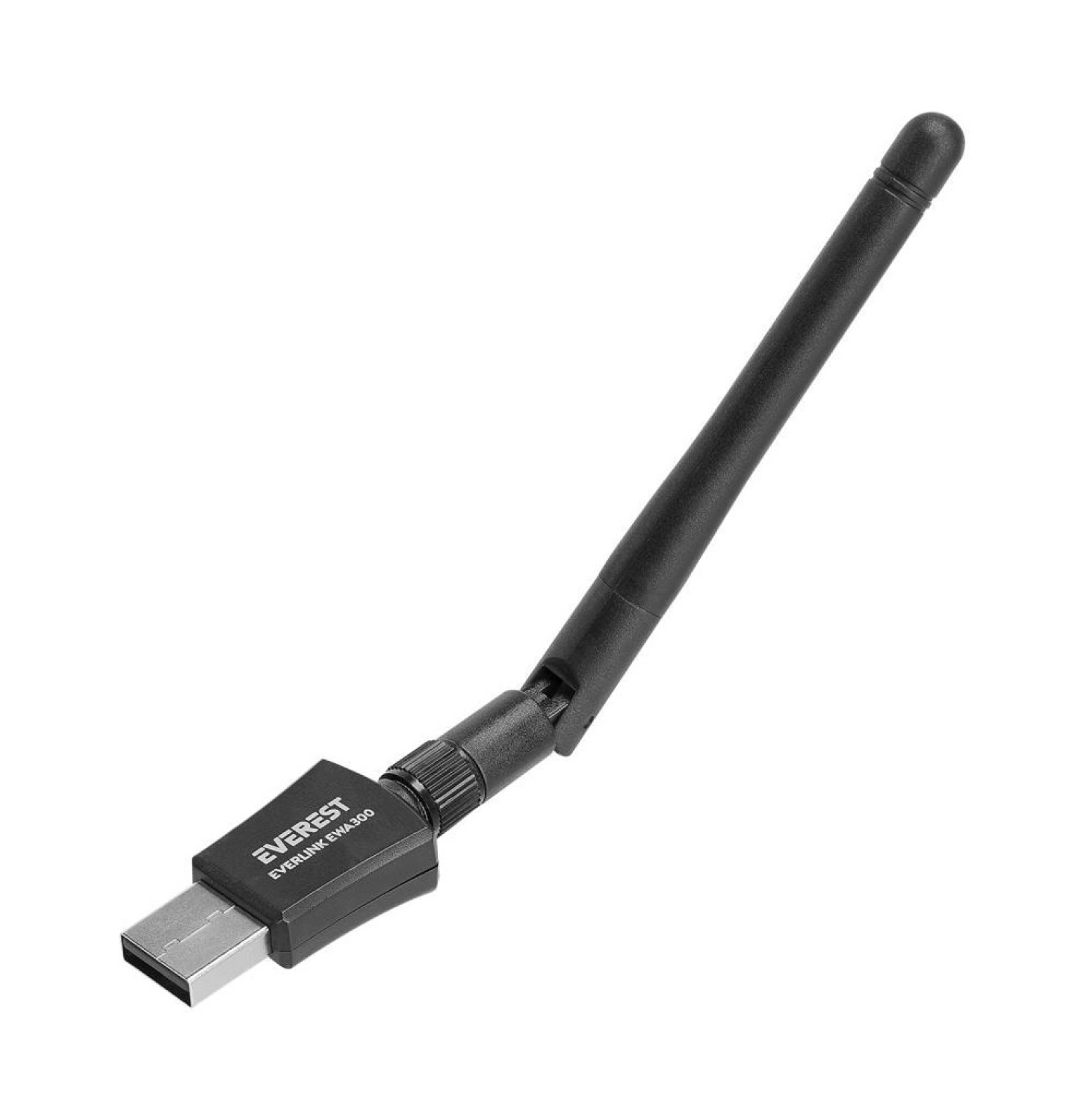 Everest Everlınk Ewa300 300Mbps 2.4Ghz Wıfı-4 N300 Rtl8192 2Dbi Antenli Usb Kablosuz Adaptör ürün görseli