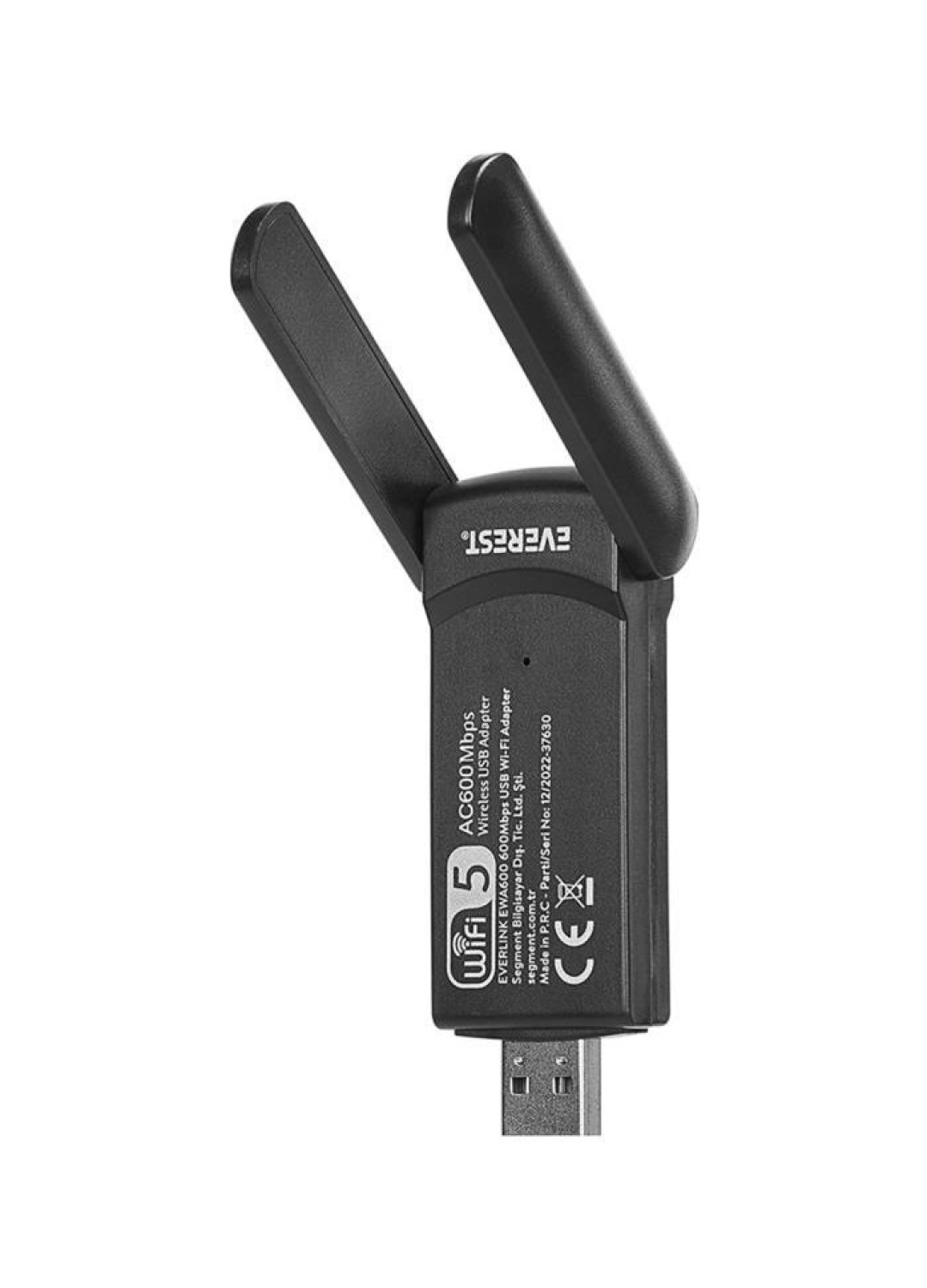 Everest Everlınk Ewa600 600Mbps 2.4Ghz/5Ghz Wıfı-5 Ac600 Rtl8811 2*2Dbi Antenli Usb Kablosuz Adaptör - Görsel 2