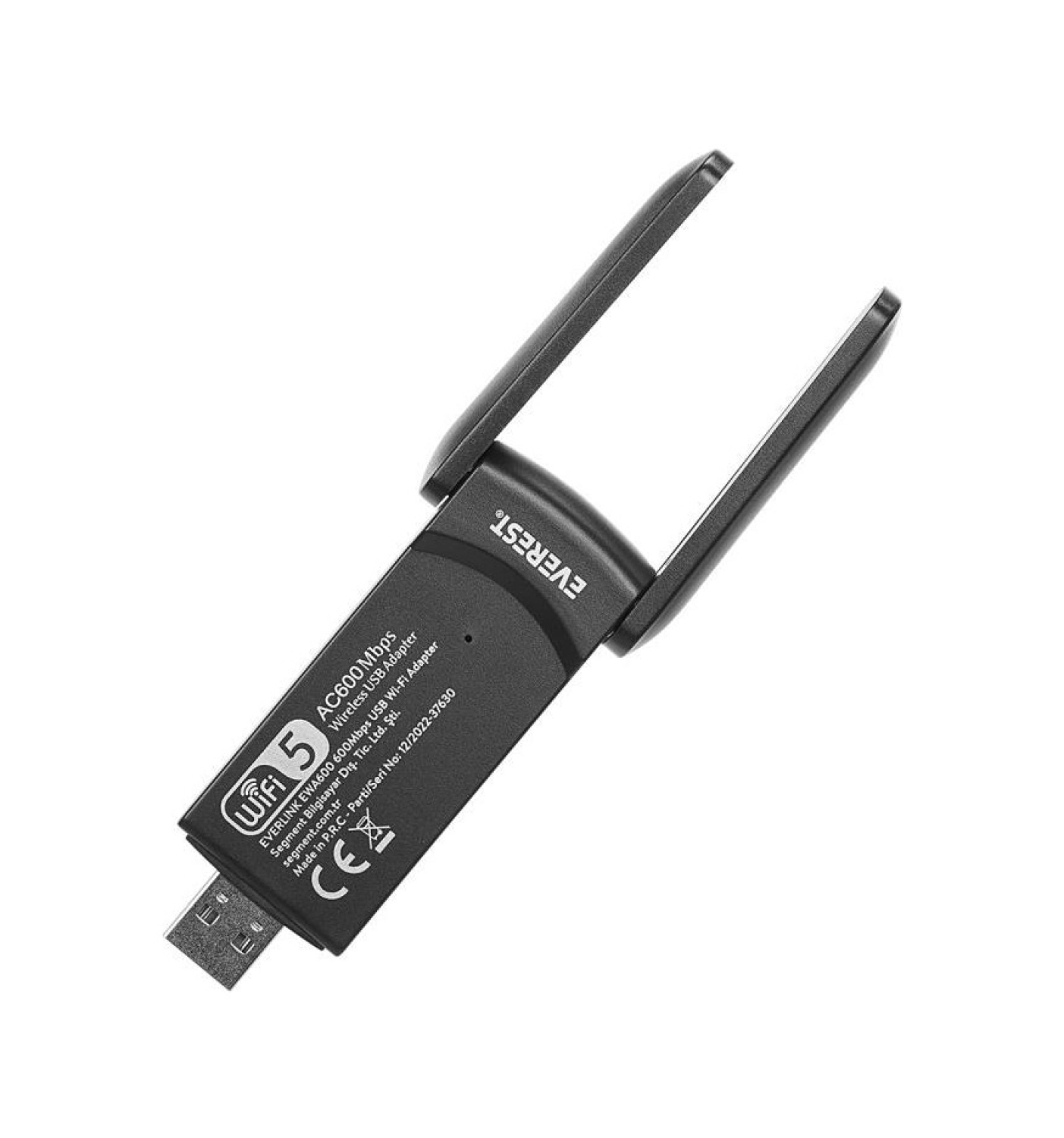 Everest Everlınk Ewa600 600Mbps 2.4Ghz/5Ghz Wıfı-5 Ac600 Rtl8811 2*2Dbi Antenli Usb Kablosuz Adaptör - Görsel 3