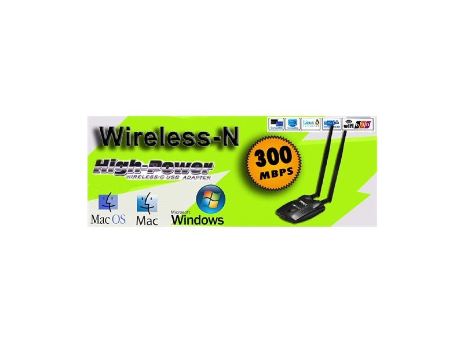 Everest Ewn-689N 300Mbps Wireless Adaptor (1Km Menzil) - Görsel 3