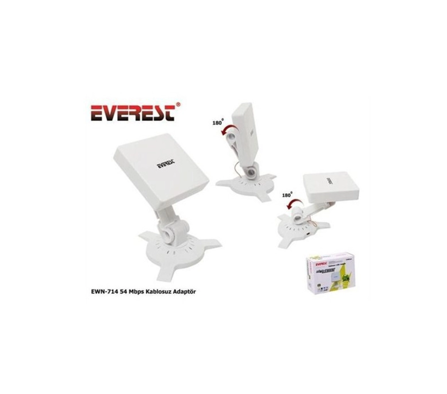 Everest Ewn-714 54 Mbps Kablosuz Adaptör - Görsel 2